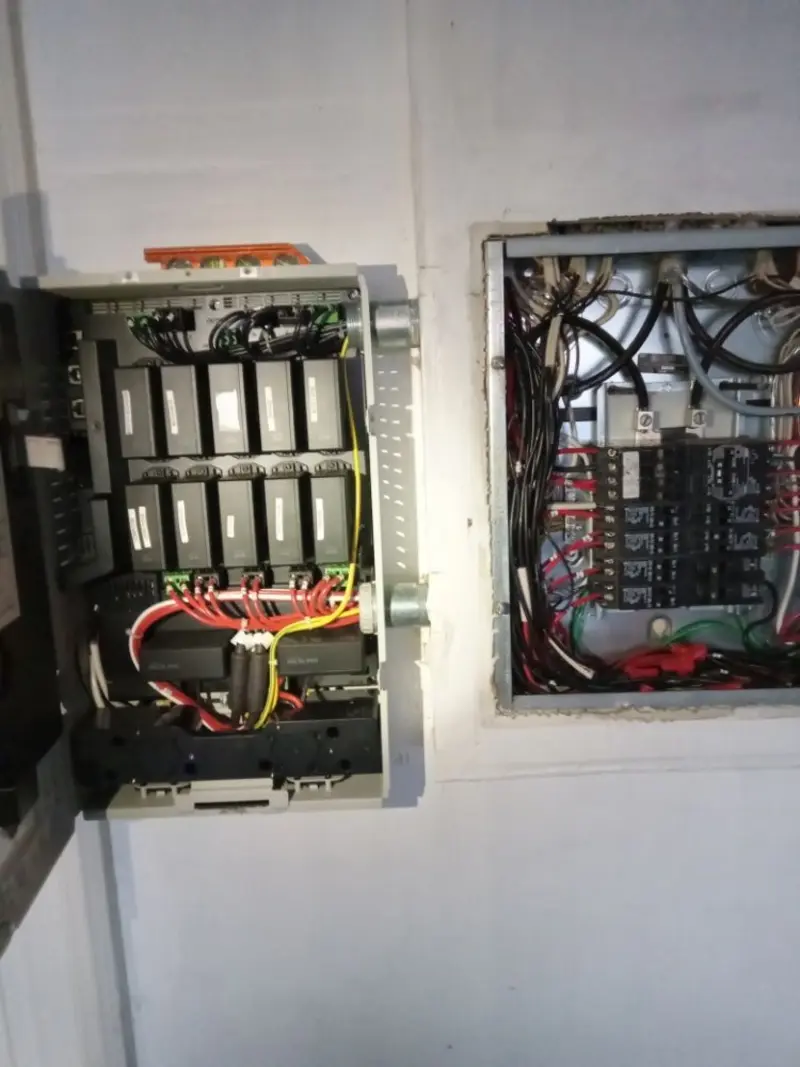Electrical panel upgrade completed for Commercial Electrician Services in Bentonville